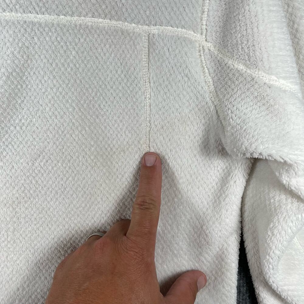 Patagonia Re-Tool Snap T Polartec Fleece Pullover Women's Medium White - Picture 3 of 13